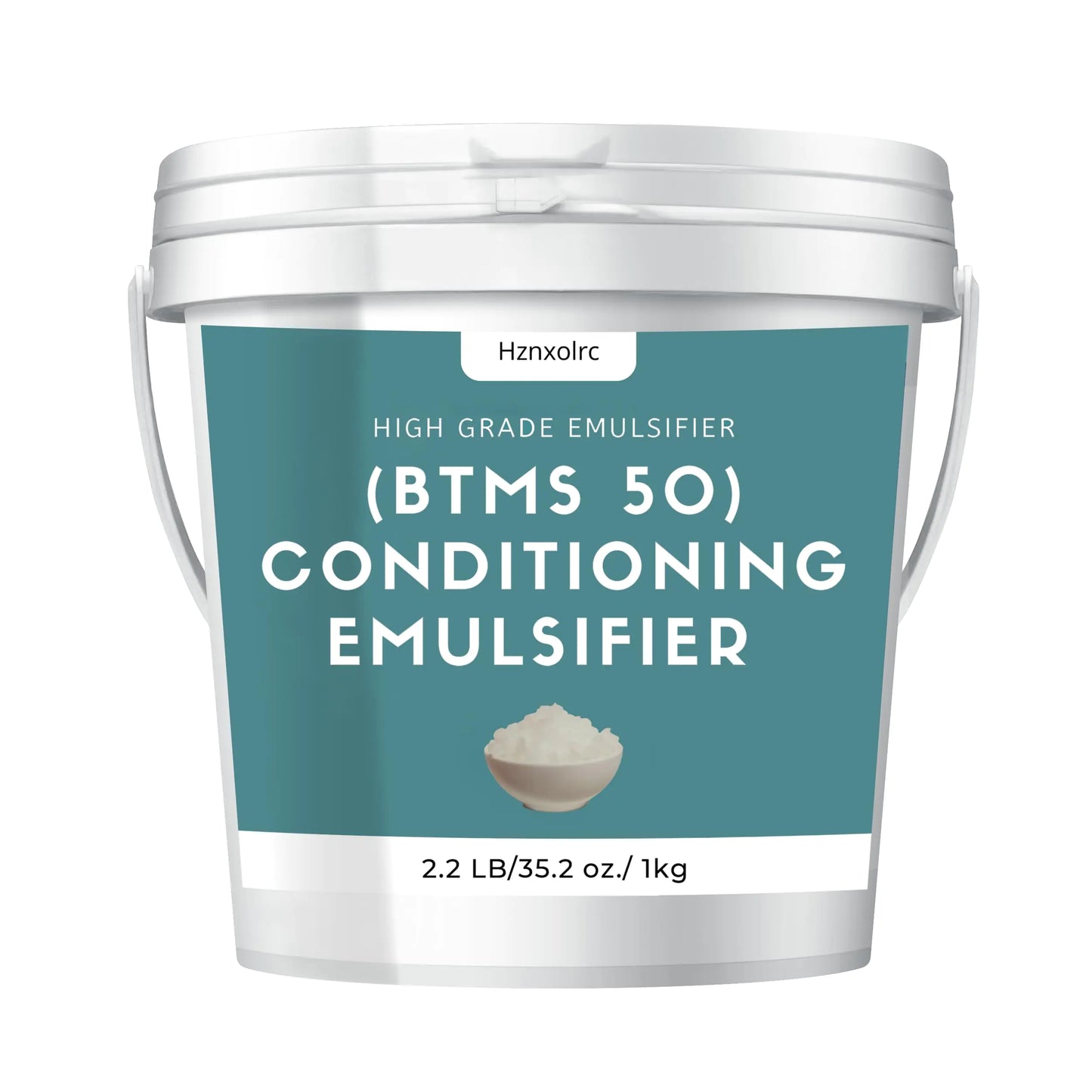 2.2lb BTMS 50 Conditioning Emulsifier for Making Leave-in Conditioner Premium BTMS 50 Conditioning Emulsifier Granules Higher Activity than BTMS 25 Suitable for Making Lotions Shampoos and More