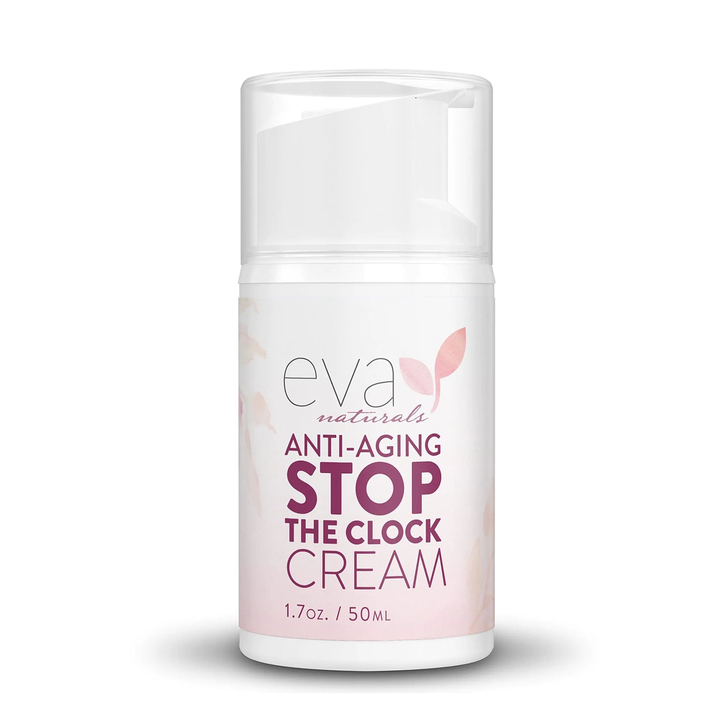 Eva Naturals Stop the Clock Anti-Aging Cream (1.7oz) - Face Moisturizer Visibly Reduces Wrinkles Facial Skin Care Products With Glycolic - Moisturizer for Face - Premium Quality Face Cream