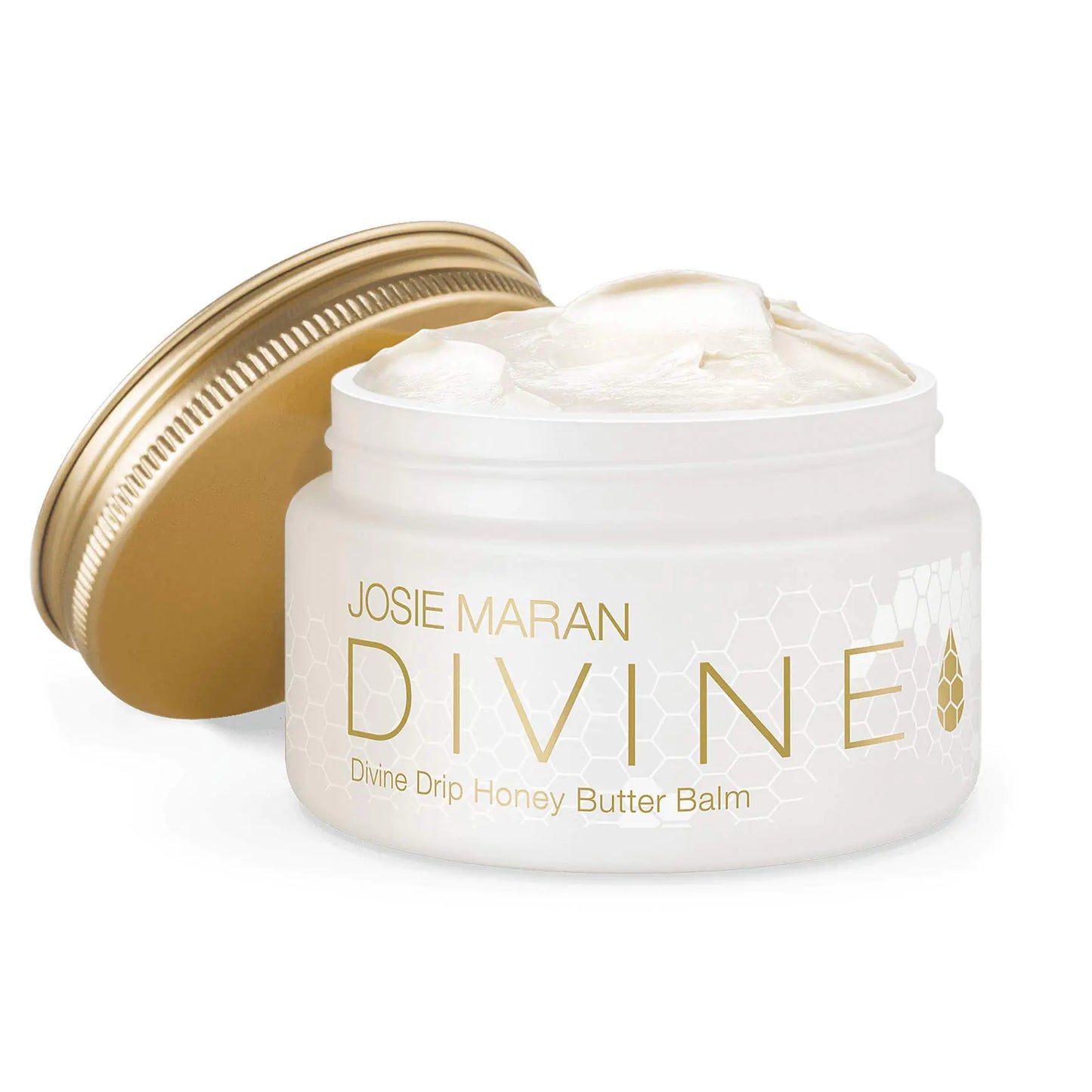 Josie Maran Divine Drip Honey Butter Balm - Honey and 100% Argan Oil (142g Net Wt | 5 oz Pure Honey)